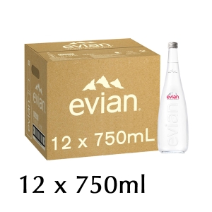 The French Grocer - Still Water - Evian - 12x750ml