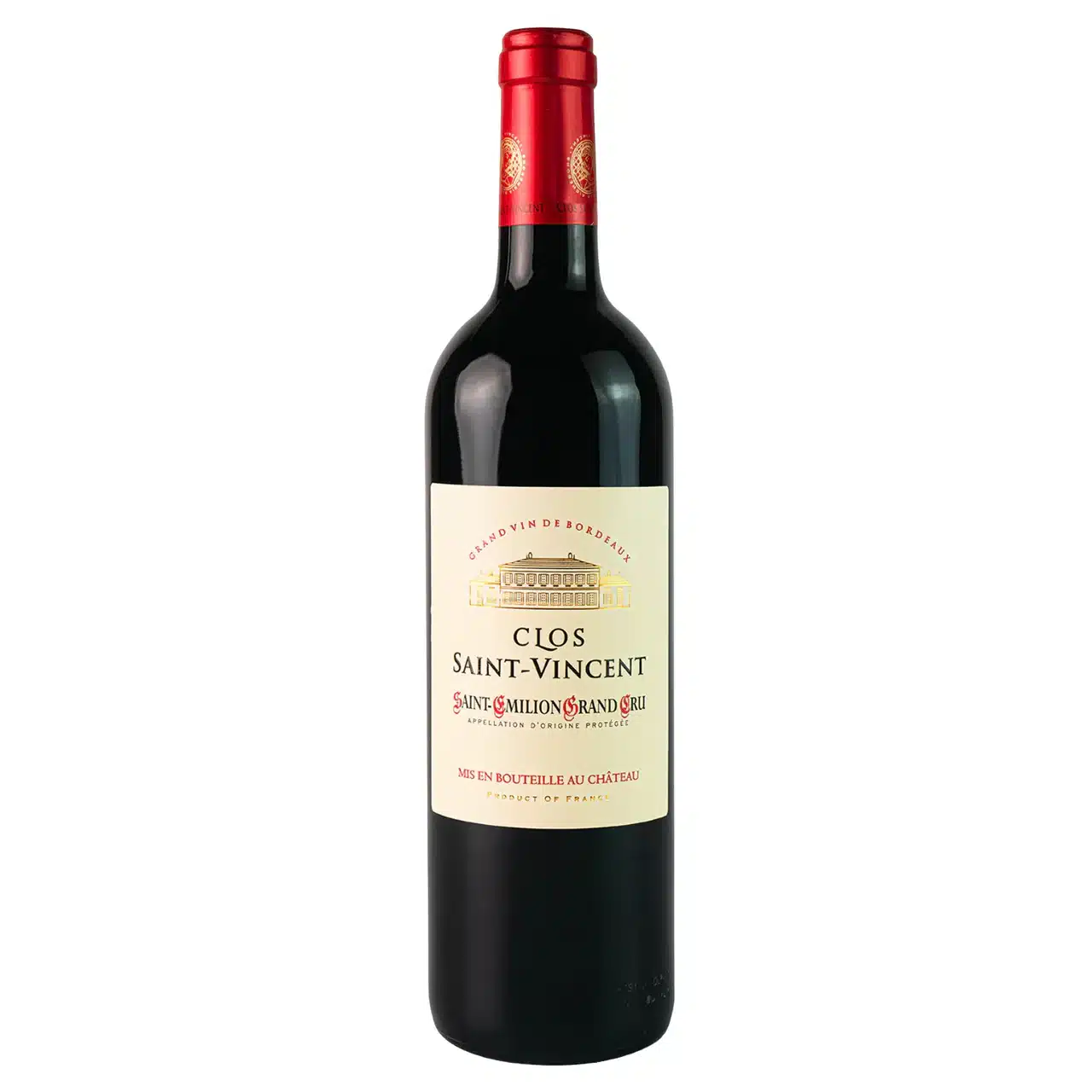 Bordeaux Chateau Clos St Vincent St Emilion Grand Cru red 75cl – Bot