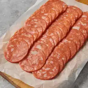 Singapore Chicken Pepperoni Slice 1kg pkt - Frozen