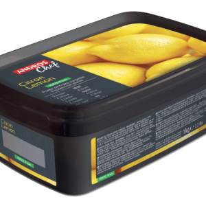 Andros Puree Unsweetened Lemon 1kg - Frozen