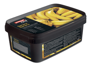 Andros Banana puree 1kg - Frozen