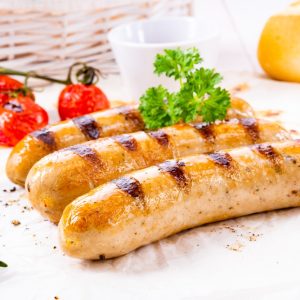 SG Raw Beef Bratwurst 1kg Pkt - Frozen
