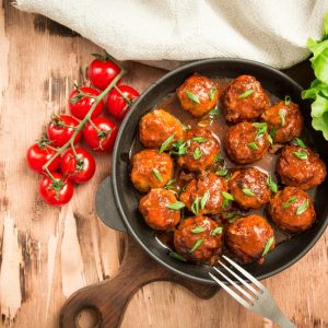 Cooked Chicken Meatballs 15g pc 500g Pkt - Frozen