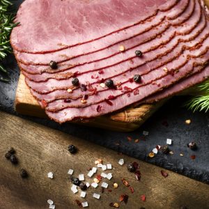Beef Pastrami pre-sliced 2mm 500g pkt