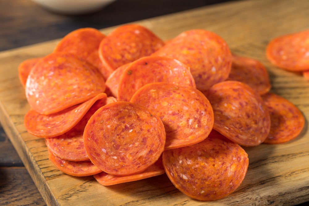 SG Beef Pepperoni sliced 1 kg pack - Frozen