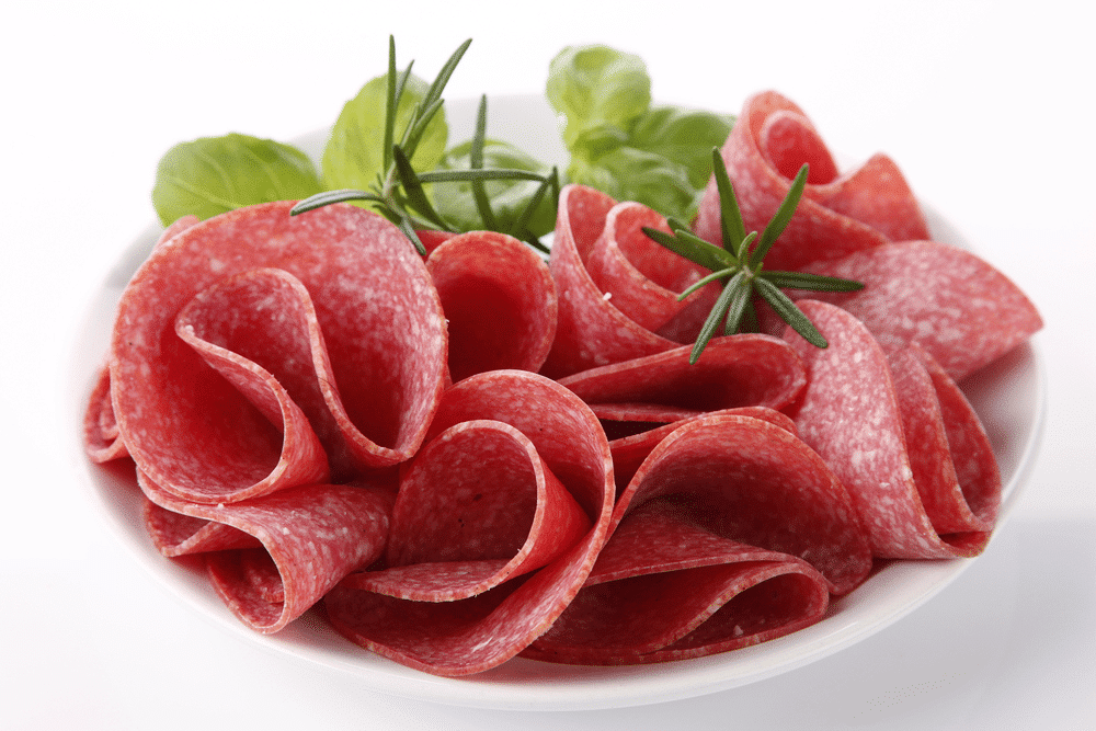 SG reduced Sodium Nitrite free Beef Salami presliced 500g Pkt - Chilled