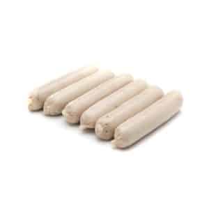 Reduced Sodium Nitrite Free Veal Chipolata coarse no pork 35g pc 1kg pkt