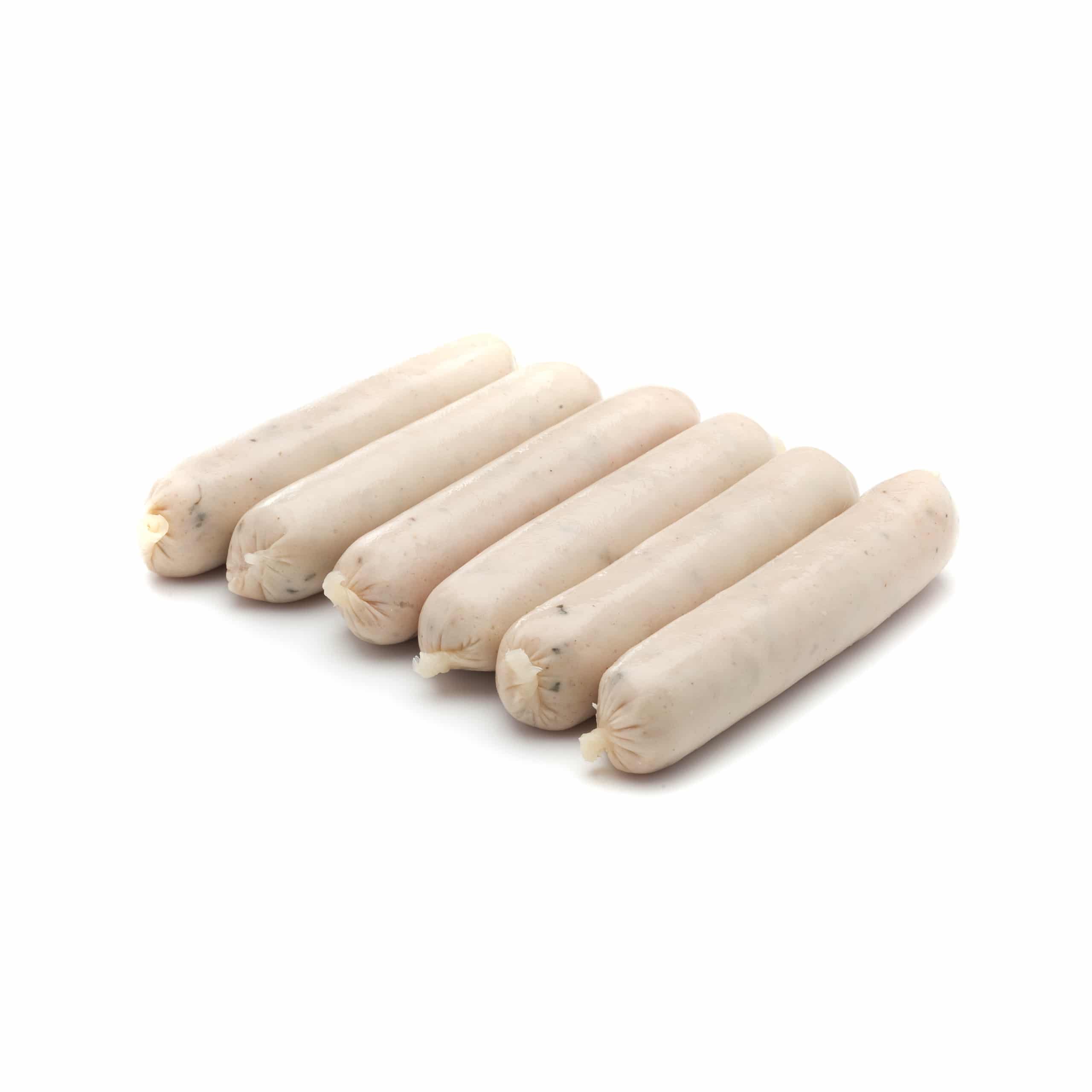 Reduced Sodium Nitrite Free Veal Chipolata coarse no pork 35g pc 1kg pkt