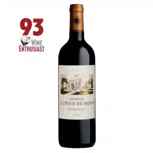 Bordeaux Margaux Chateau La Tour de Mons grand cru bourgeois superior red 75cl - Bot