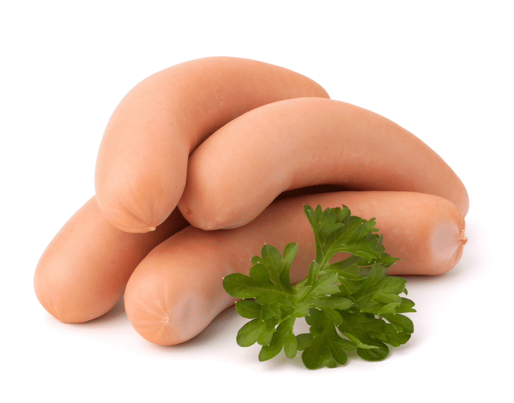 SG Chicken Frankfurter Smoked 150g pc 1kg pkt - Frozen