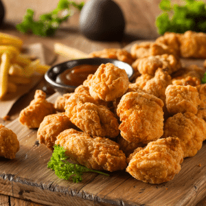 Cooked Chicken PopCorn 1kg pac - Frozen