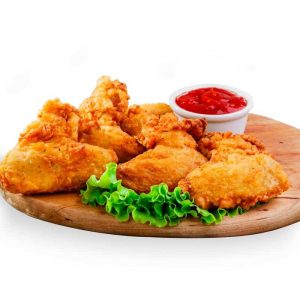 Cooked Breaded Chicken Wing stick and middle Wing 1kg pac - Frozen