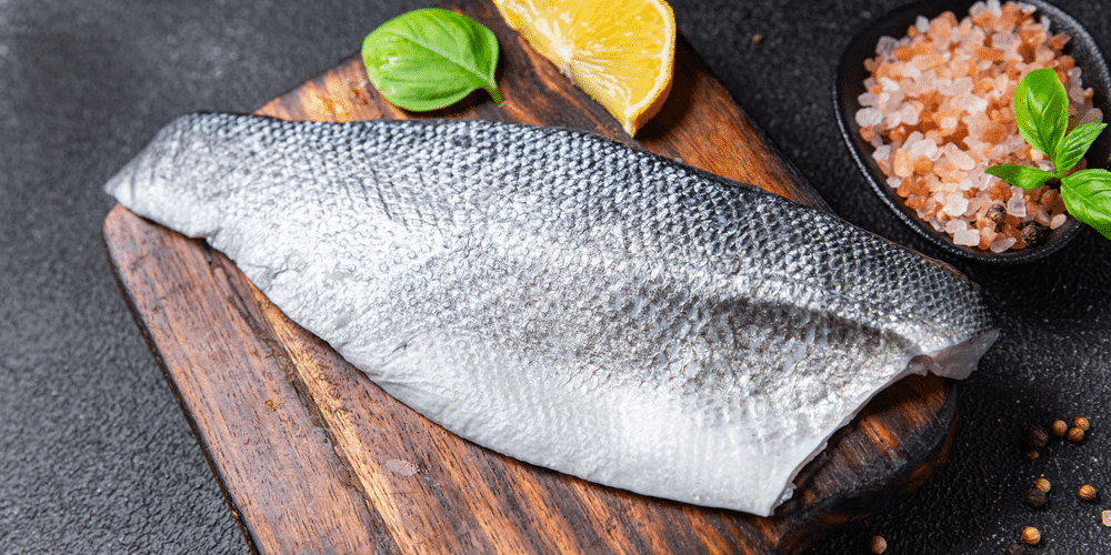 Toothfish Chilean Seabass Fillet skin & belly on ~1.8kg - Frozen
