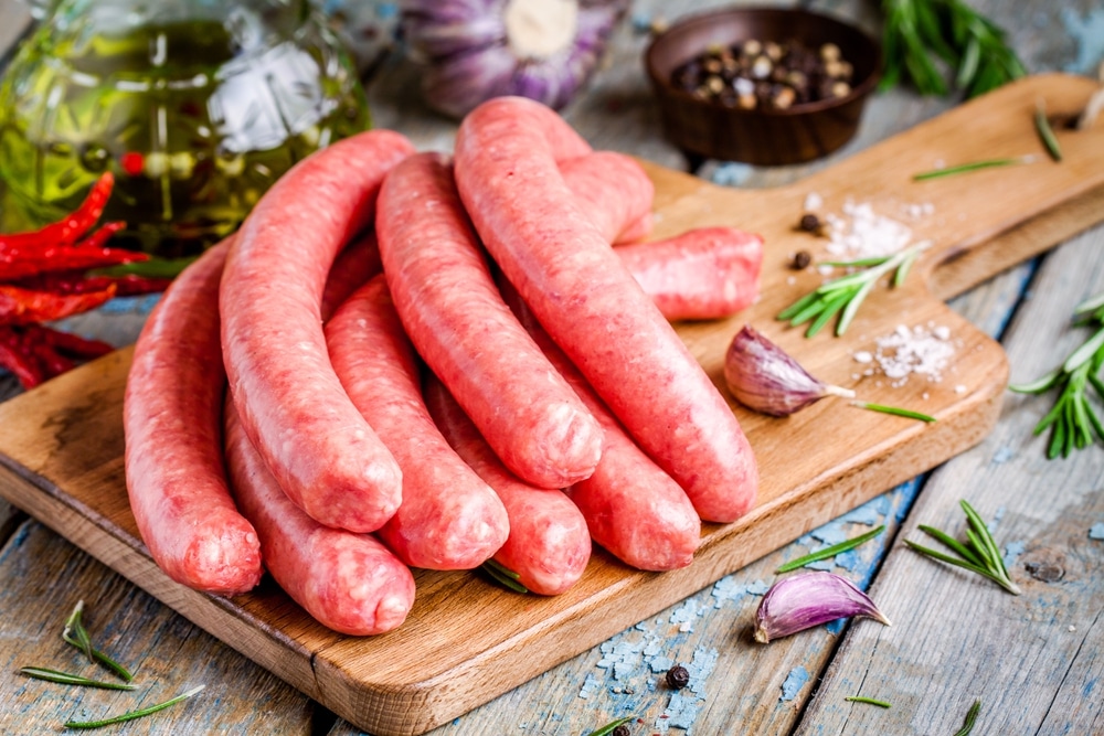 SG Reduced Sodium Nitrite free Chorizo sausage 140g pc 1 kg pkt - Frozen