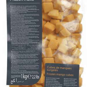 Mango cubes Fruits 1kg - Frozen