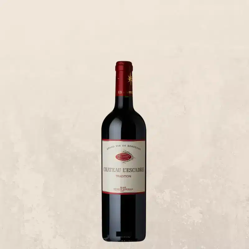 Bordeaux Chateau L'Escadre Blaye Tradition half bot red 35cl - France