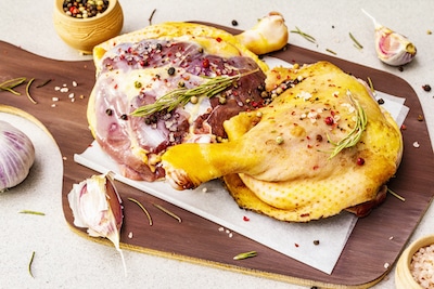 France Duck Leg Confit 210g vacuum pack price per pc sold by 2 pcs - Chilled
