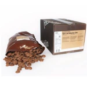 Felchlin Opus milk 38% lait de terroir couverture meadow-milk rondo 2kg bag