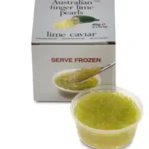 Australia Finger Lime Pearls 45g tub 2 tubs box Emerald - Frozen