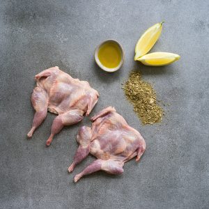 Australia Game Farm Jumbo Butterfly Quail ~140-150g pc 6 pcs Pac -  Frozen