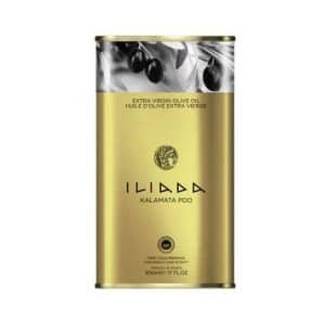 Greece Golden Line Extra Virgin Olive Oil "Iliada Kalamata" - sold by 4tins x 1L price per tin