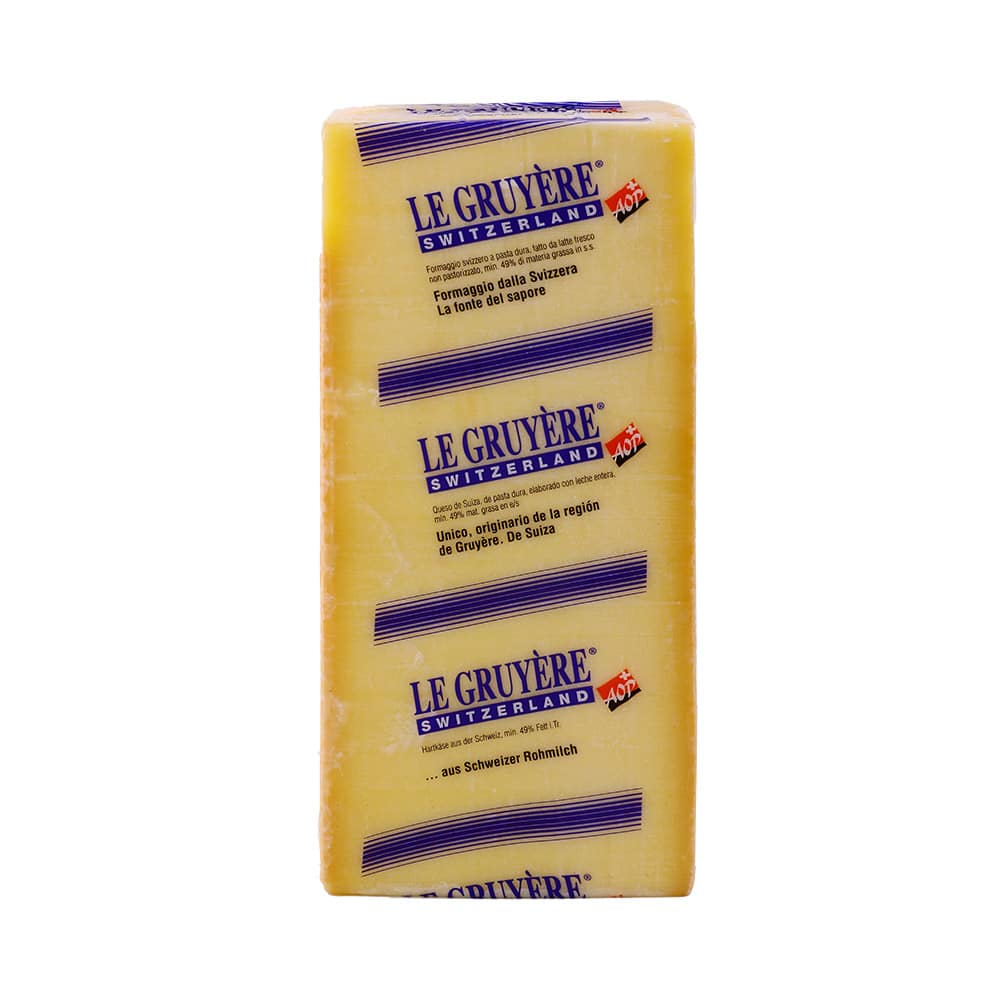 Swiss Gourmino Gruyere Cheese ~2kg pc - Chilled