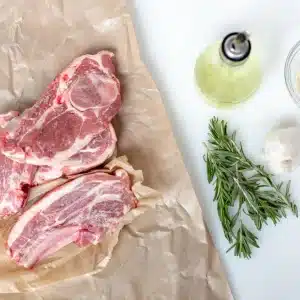 Australia Lamb Shoulder Chops bone in 2x200g pac, price per pac, sold by 2 pacs - Frozen