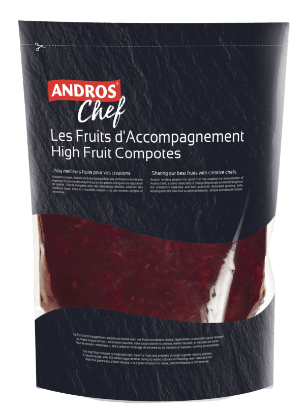 France Andros High fruit Compote Mixed Berries 1kg - Frozen