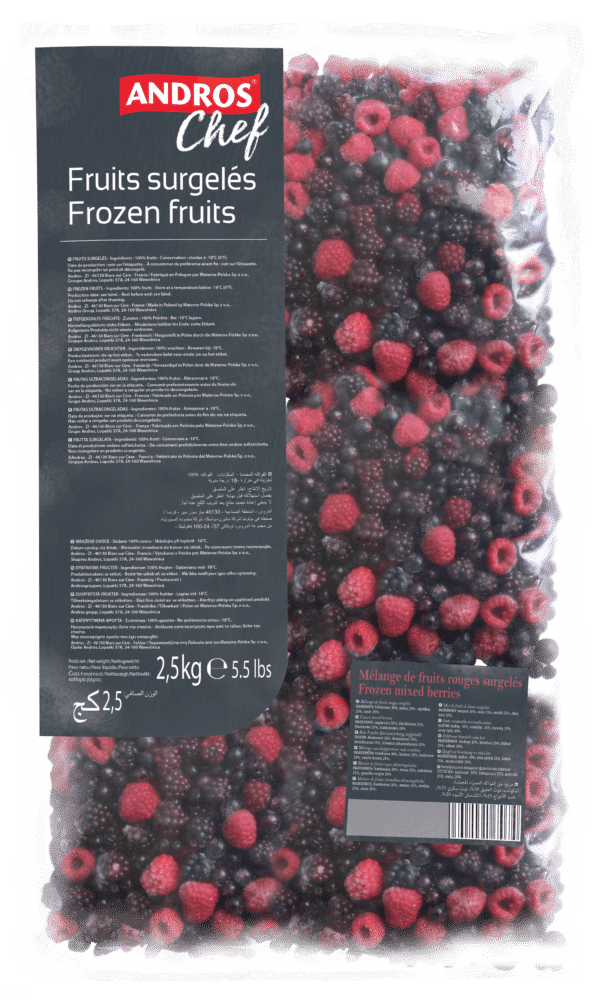 Andros Mixed Berries Fruits 1kg -2.5kg- Frozen