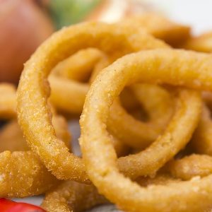 Battered Natural Onion Rings 1kg Pac - Frozen