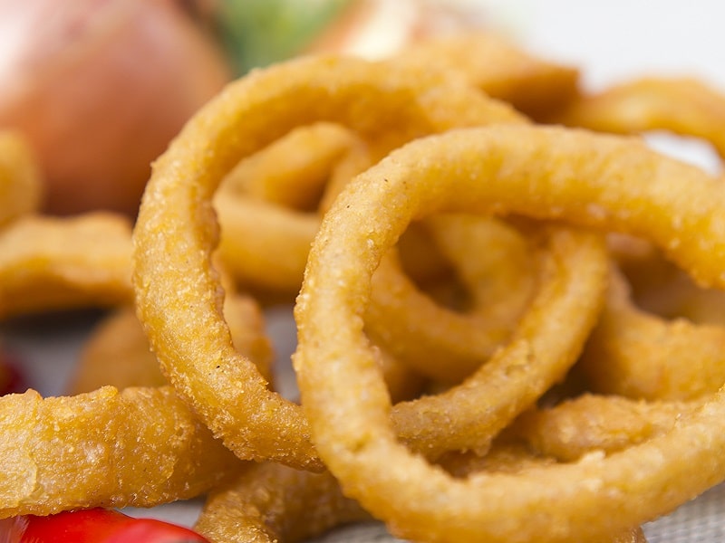 Battered Natural Onion Rings 1kg Pac - Frozen
