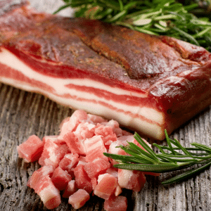 SG reduced Sodium Nitrate free smoked herbs Pancetta Pork Belly 350g pkt