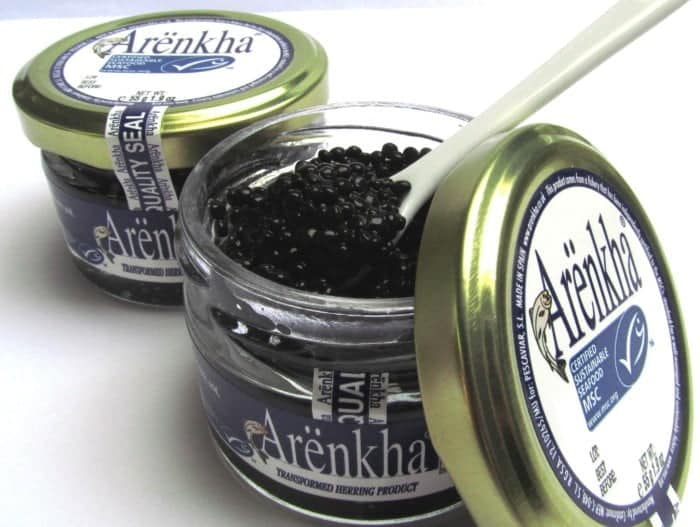 Spain Fish Pearls Pescaviar Arenkha glass Jar