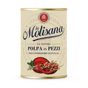 Italy La Molisana Polpa in Pezzi (chopped tomatoes) 400g tin price per tin case 12 tins