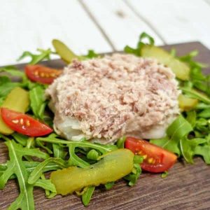 Pork Rillettes natural 250g tub Home made by Ooh la la ! Chef Julien price per tub sold by 2 tubs - Chilled