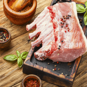 Spain Iberico Pork rack bone in ~2.2kg Chuletero - Frozen
