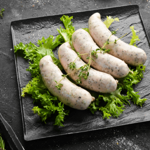 SG reduced sodium Raw Pork Sausage Thyme & Garlic 100g pc 1 kg pkt - Frozen