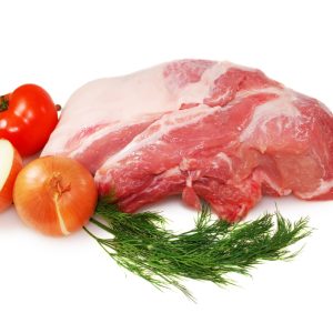 Korea Jeju Dony Pork - Black Pork Collar Butt skin off bone less ~1.5kg pc - Frozen