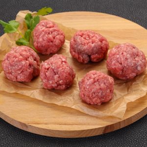 Raw Lamb Meat Balls 20g pcs 1 Kg pac - Frozen