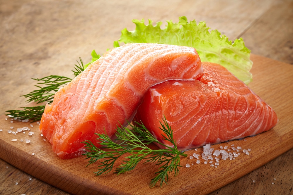 Chilean Salmon Fillet skin on scale off belly on ~160g pc price per pc sold by 2 pcs - frozen