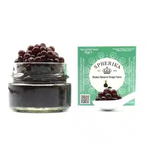 Spain Flavour Pearls Pescaviar Spherika Balsamic Modena Vinegar Pearls 365g glass Jar