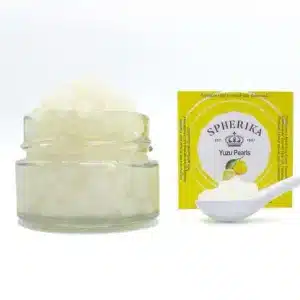 Spain Flavour Pearls Pescaviar Spherika Yuzu Pearls 55g glass Jar
