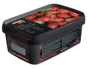 Andros Sweetened Strawberry puree 1kg - Frozen