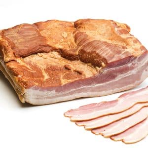 SG Reduced Sodium Nitrite Free Premium smoked streaky Bacon presliced 3mm 1kg pkt