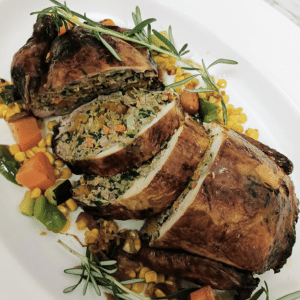 Roasted Chicken with stuffing boneless Ooh la la ! Chef Julien - Frozen