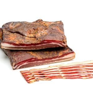 Reduced Sodium Nitrite Free Grainfed Pork Tiroler Speck Presliced - 500g/Pkt