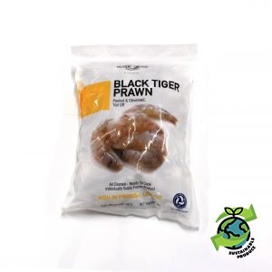 Peeled & deveined Tiger Prawns tail on 28/33 pcs by 1kg - Frozen