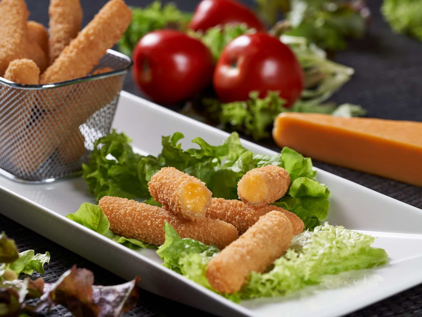 Cheddar Sticks 1kg Pac - Frozen