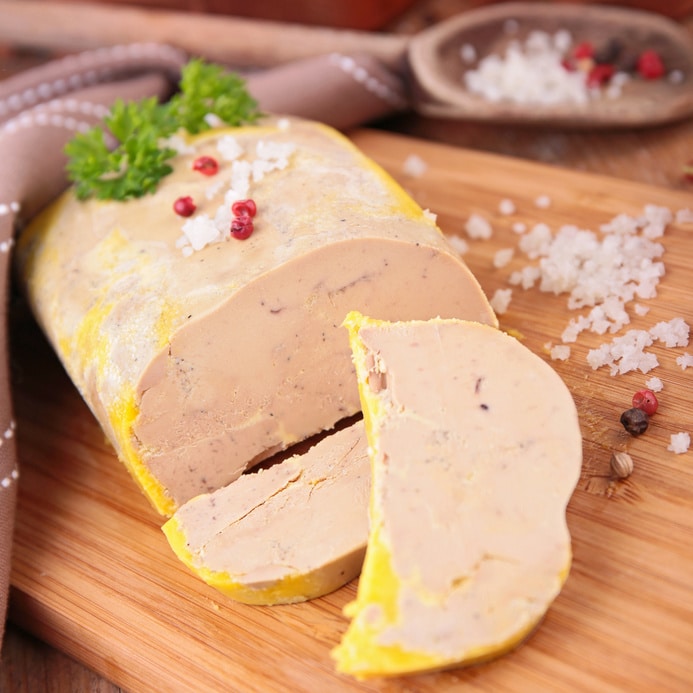 France Feyel Duck Liver terrine de foie gras 1kg tub - Chilled