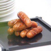 Family pack reduced Sodium Nitrite free smoked Arabiki Chicken sausage with cheese 25g pc 1 kg pkt